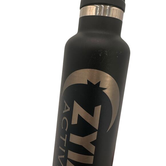 Zyia Active Black & Silver Water Bottle Tumbler - Picture 2 of 8